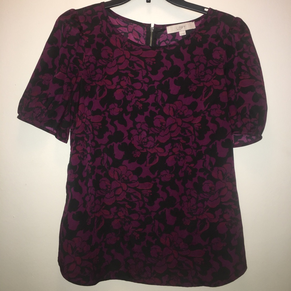 FLORAL LOFT BLOUSE!